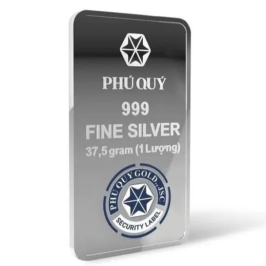Bạc miếng Phú Quý 999 1L được đóng gói an toàn trong vỉ bảo vệ tích hợp tem chống giả, đảm bảo chất lượng nguyên vẹn.
