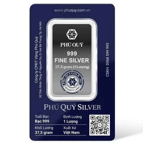 Trọn bộ bạc miếng Thanh Long Phú Quý 999 1L chính hãng nguyên vỉ