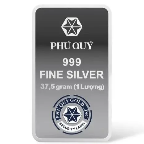 Mặt sau bạc miếng Thanh Long Phú Quý 999 1L với thông số kỹ thuật