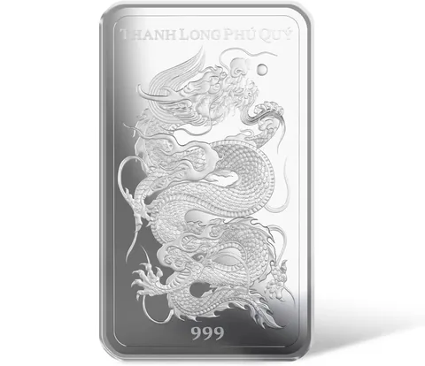 Bạc Thanh Long Phú Quý 999 1KG -M
