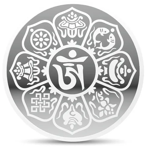 Đồng bạc Bát Bảo Cát Tường Phú Quý 5 chỉ