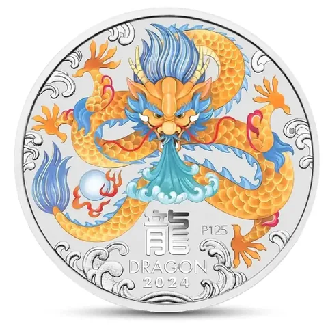 Đồng Bạc Dragon Colour III 2024 1 OZ